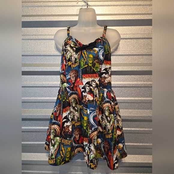 Hemet Dresses & Skirts - Hemet Monster Print Mini Dress
